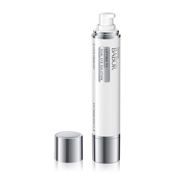 An eye cream duo with a Tripeptide solution developed to provide intense hydration and skin barrier support to treat the varying needs of the delicate eye area during the day and at night.