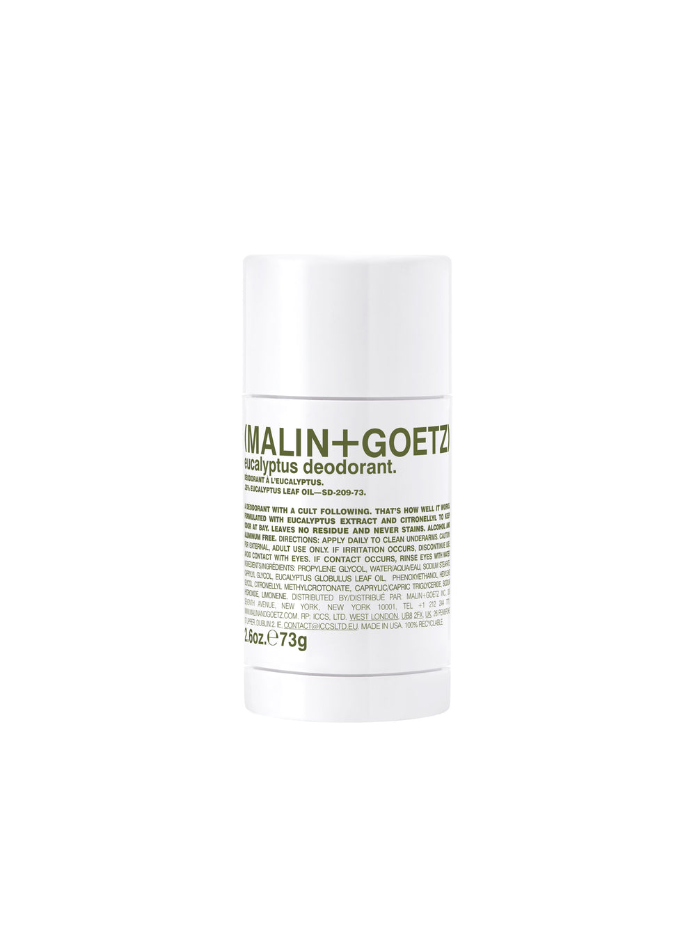 Arbejdsgiver Korrespondance pause Malin+Goetz Eucalyptus Deodorant – The Shop at Equinox