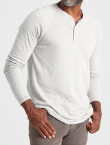 FAHERTY CLOUD LONG SLEEVE HENLEY