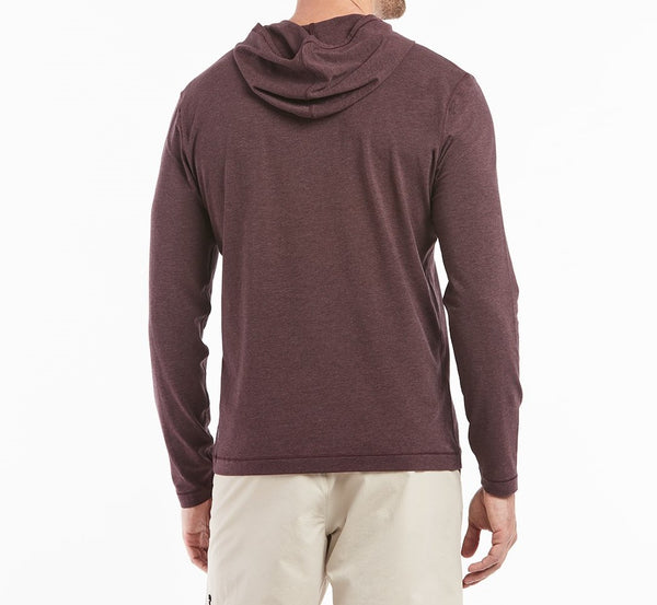The Conquer Hoodie - Gravel  Long sleeve tshirt men, Hoodies, 4 way  stretch fabric