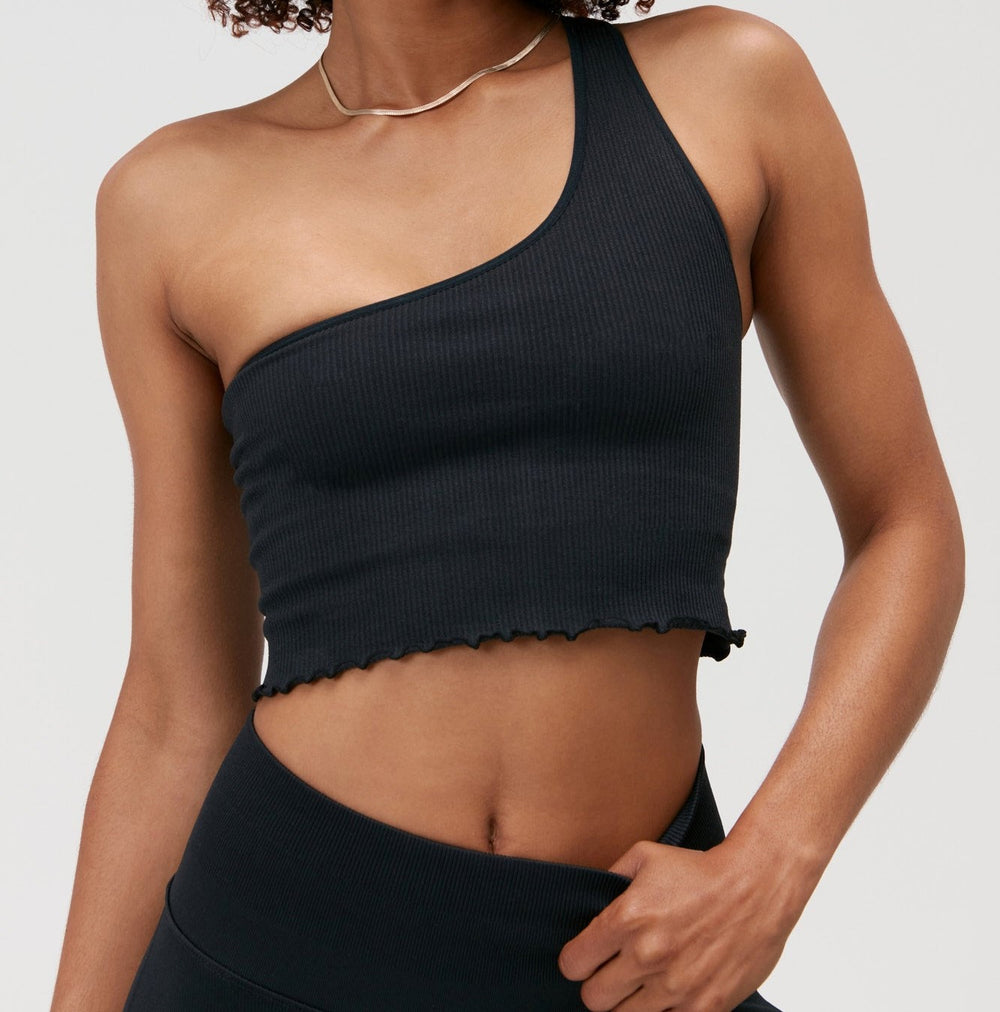 Luna One Shoulder Seamless Tank