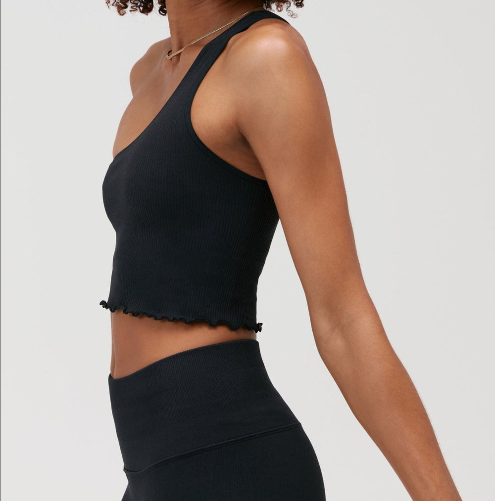 Luna One Shoulder Seamless Tank