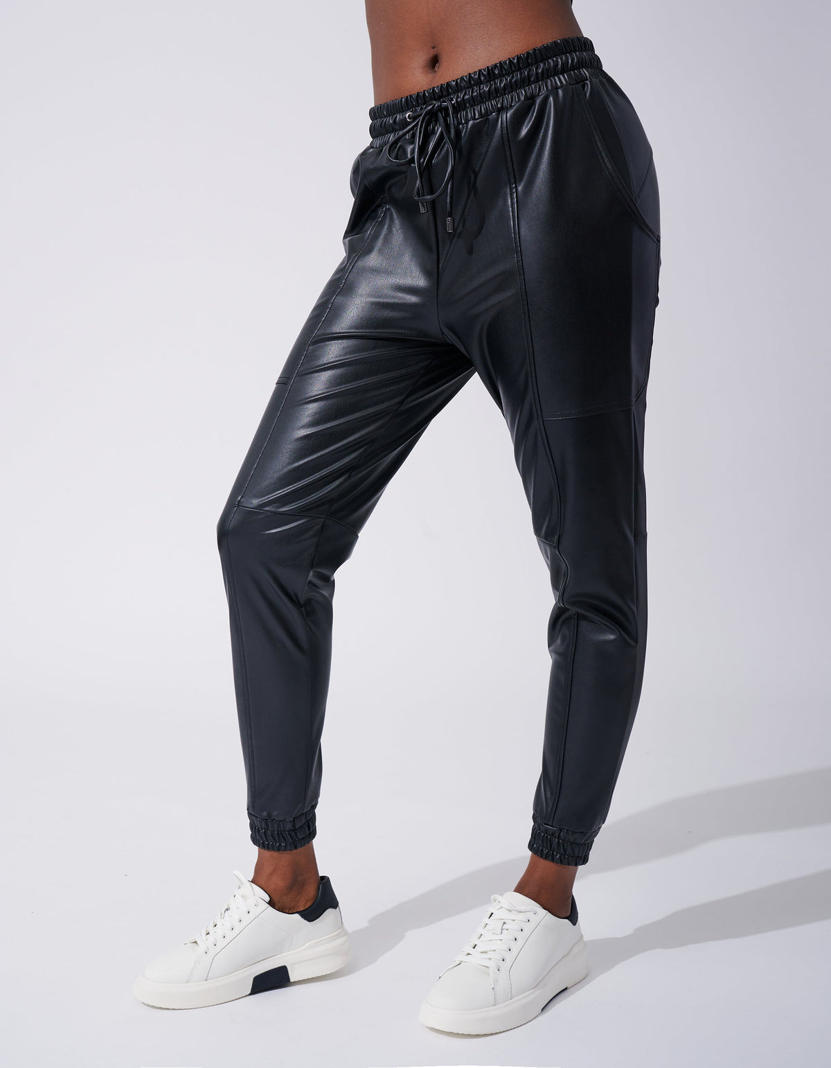 Leather Jogger