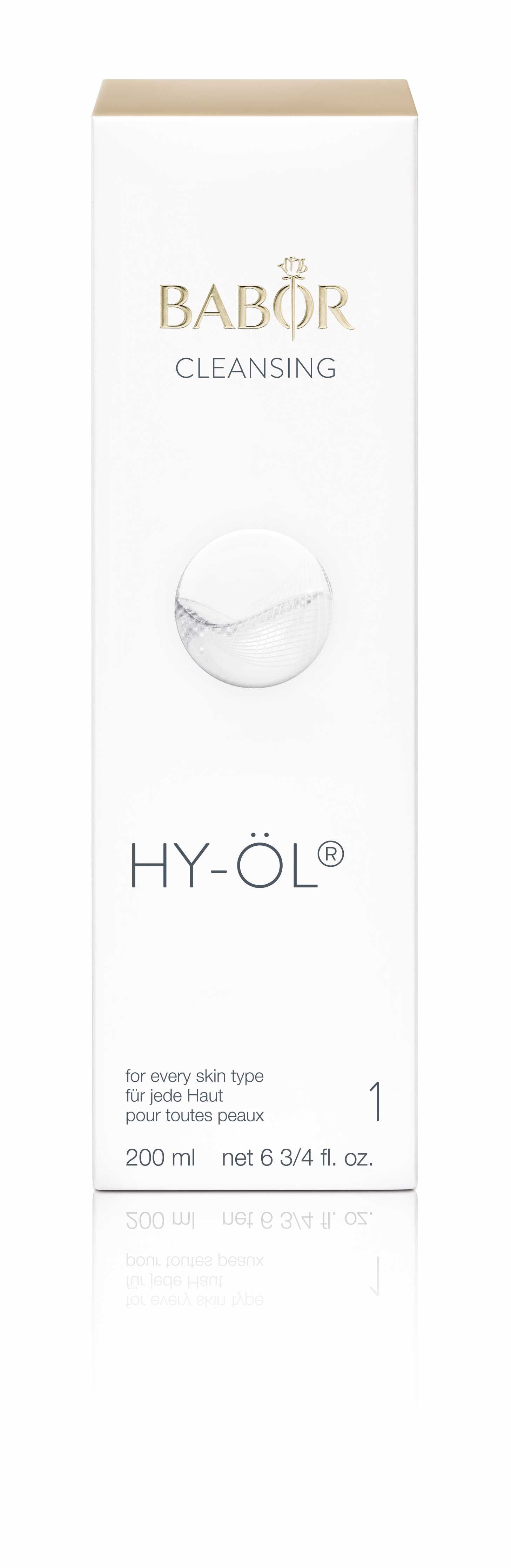 HY-ÖL® is part of a unique 2-step deep action cleanser that combines the natural cleansing powers of water and oil to remove water and oil soluble products thoroughly yet gently. . Made from pure natural plant oils and Quillaja Extract to intensify the cleansing action without causing tightness. HY-ÖL® is the 1st step of the bi-phase cleansing system (2nd step Phytoactive Hydro Base sold separately).