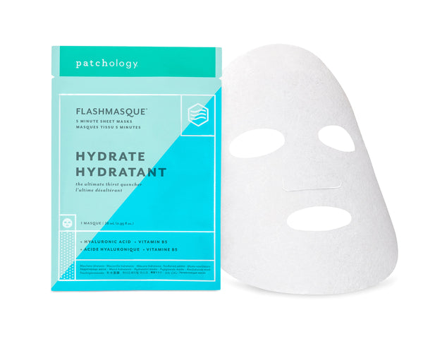 PATCHOLOGY FLASHMASQUEÂ® HYDRATE 5 MINUTE SHEET FACEMASK