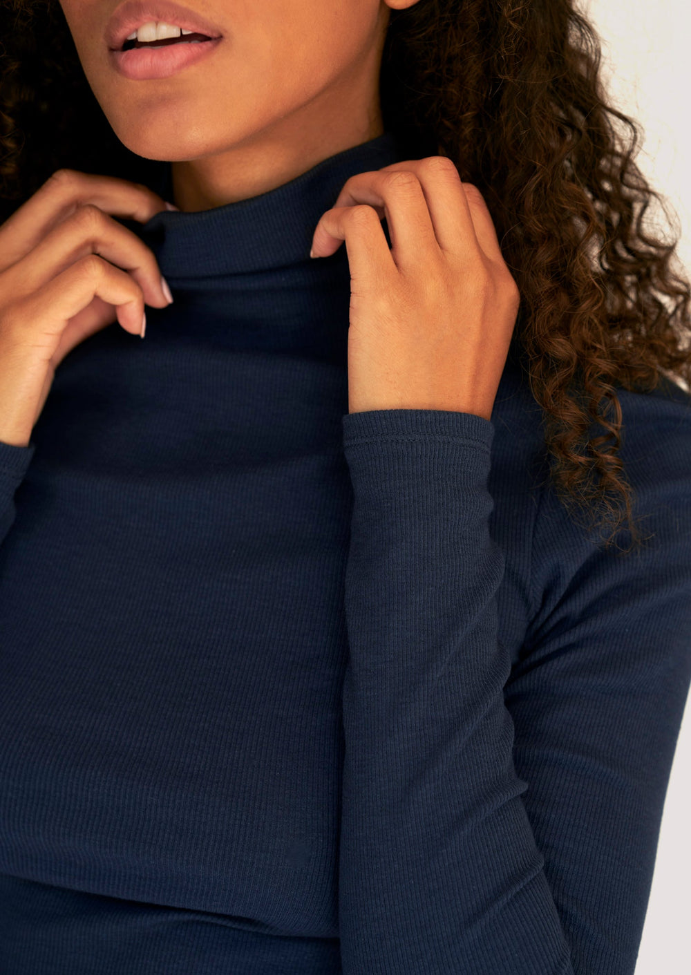 Ribbed Turtleneck
