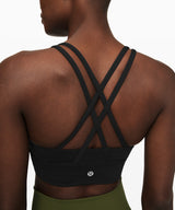 LULULEMON ENERGY BRA LONG LINE BLACK