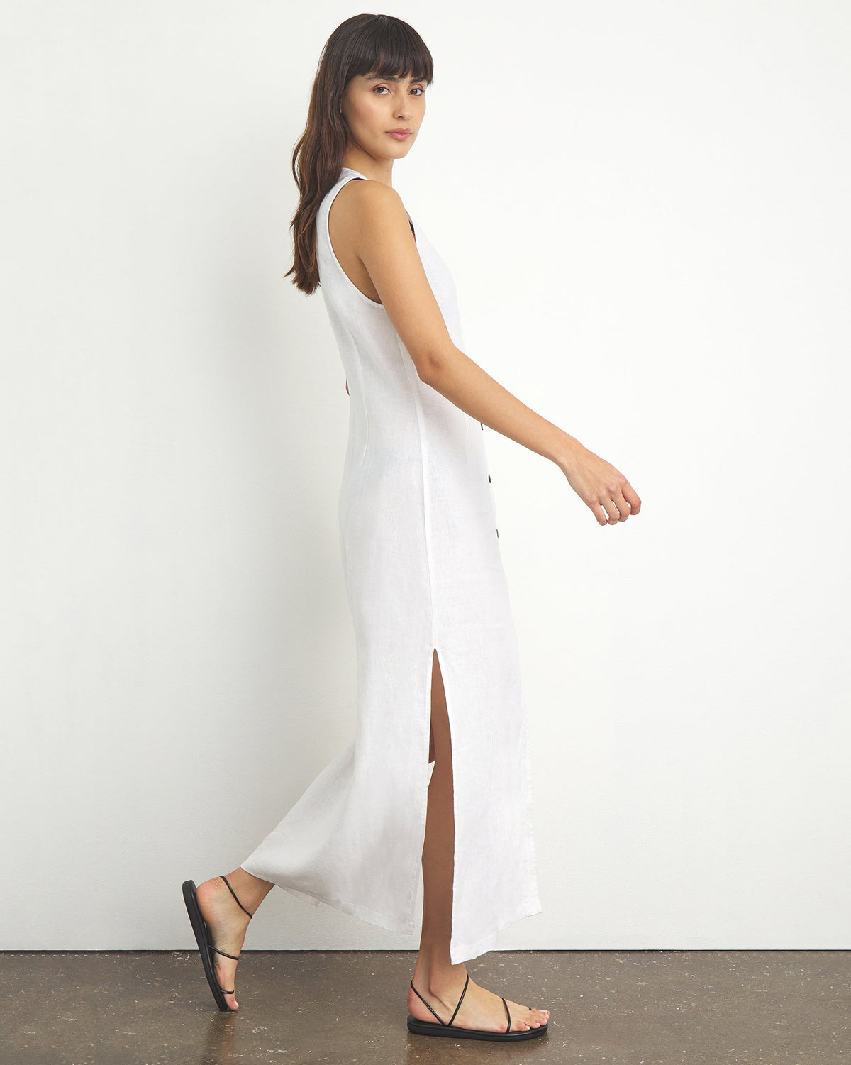 Linen Button Down Maxi
