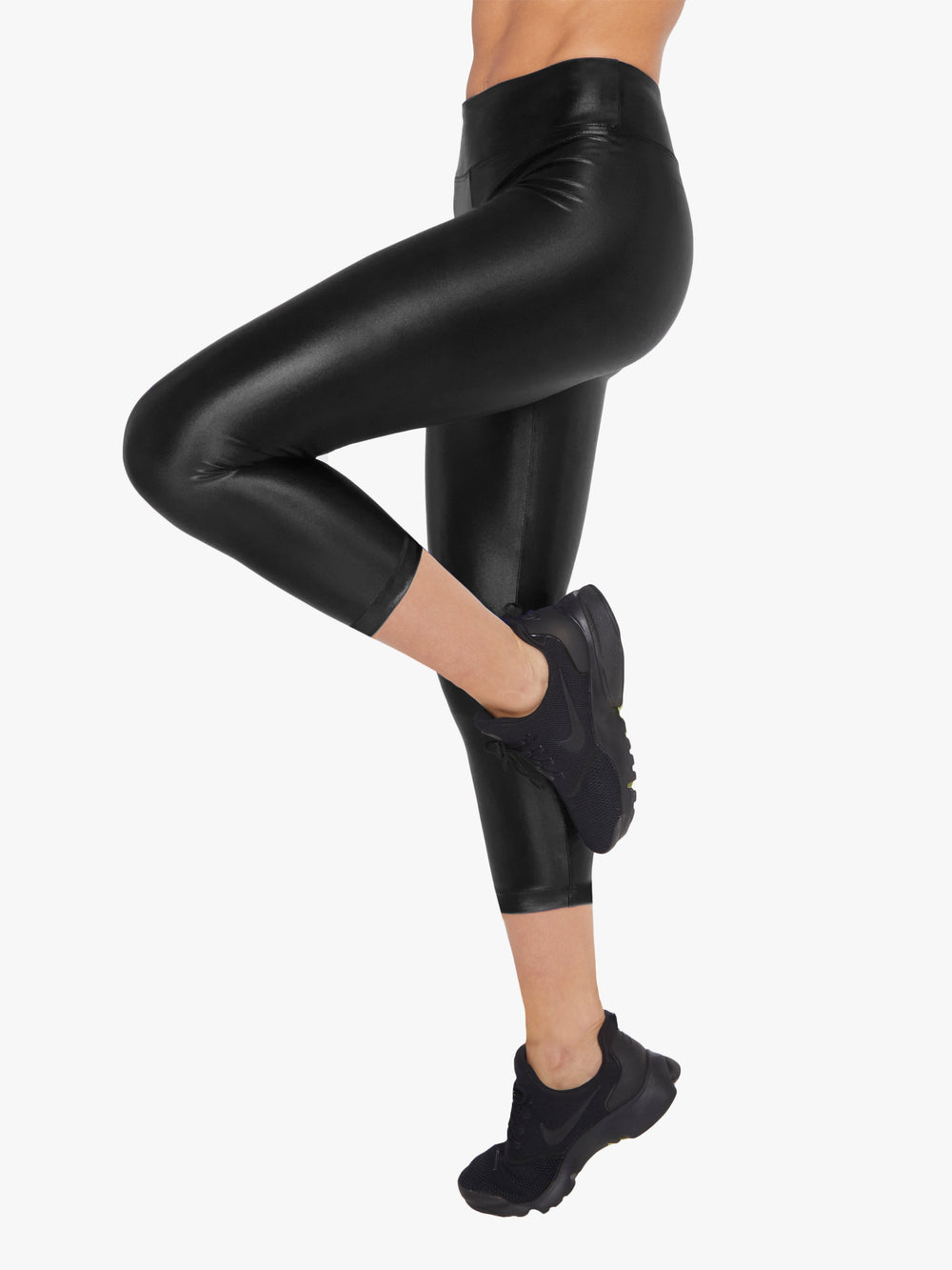 Lustrous High Rise Capri Legging
