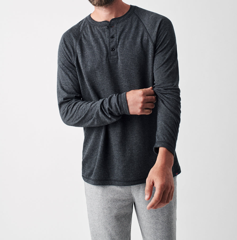 FAHERTY CLOUD LONG SLEEVE HENLEY