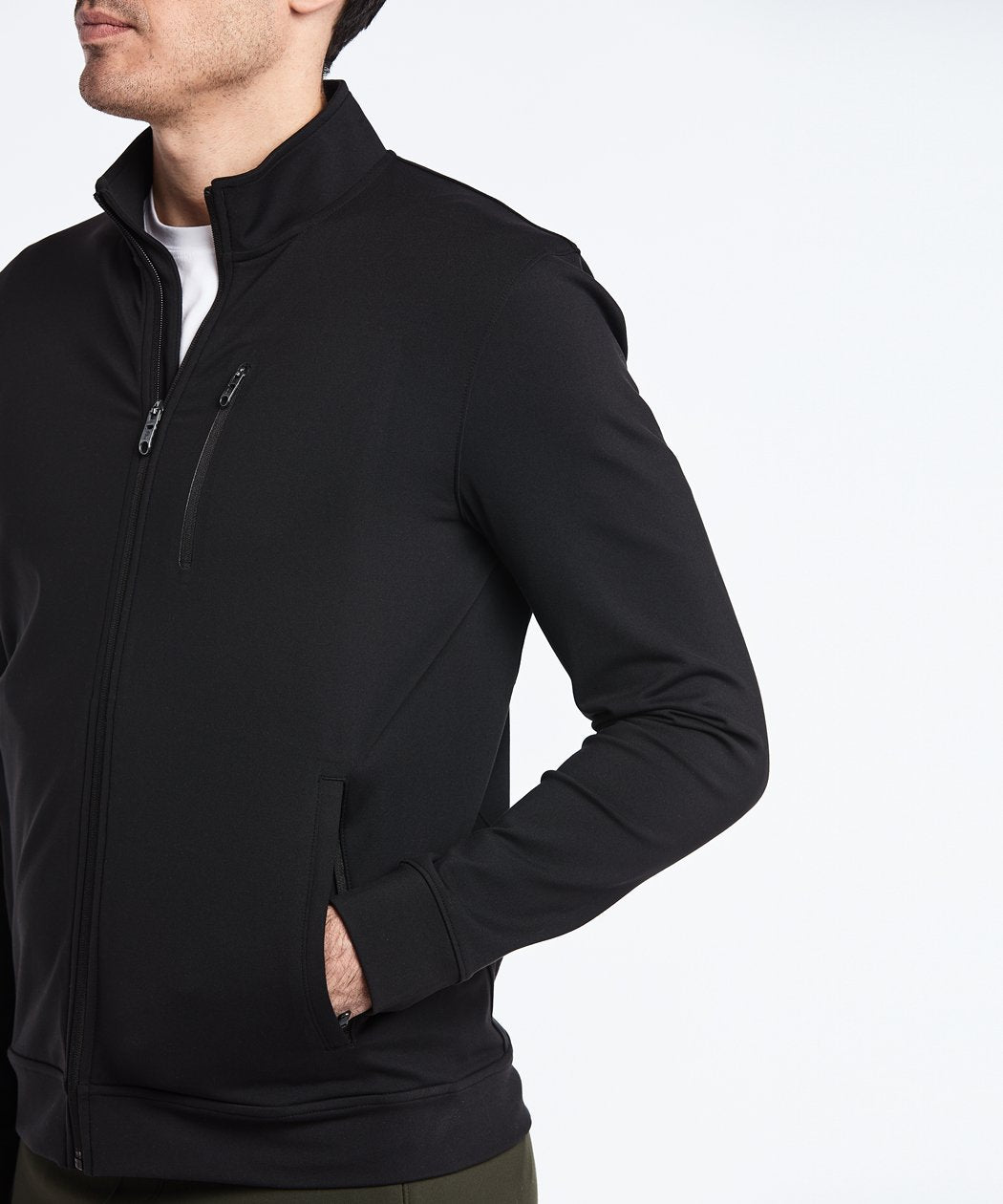 Public Rec All Day Every Day Stretch-nylon Jacket - Black