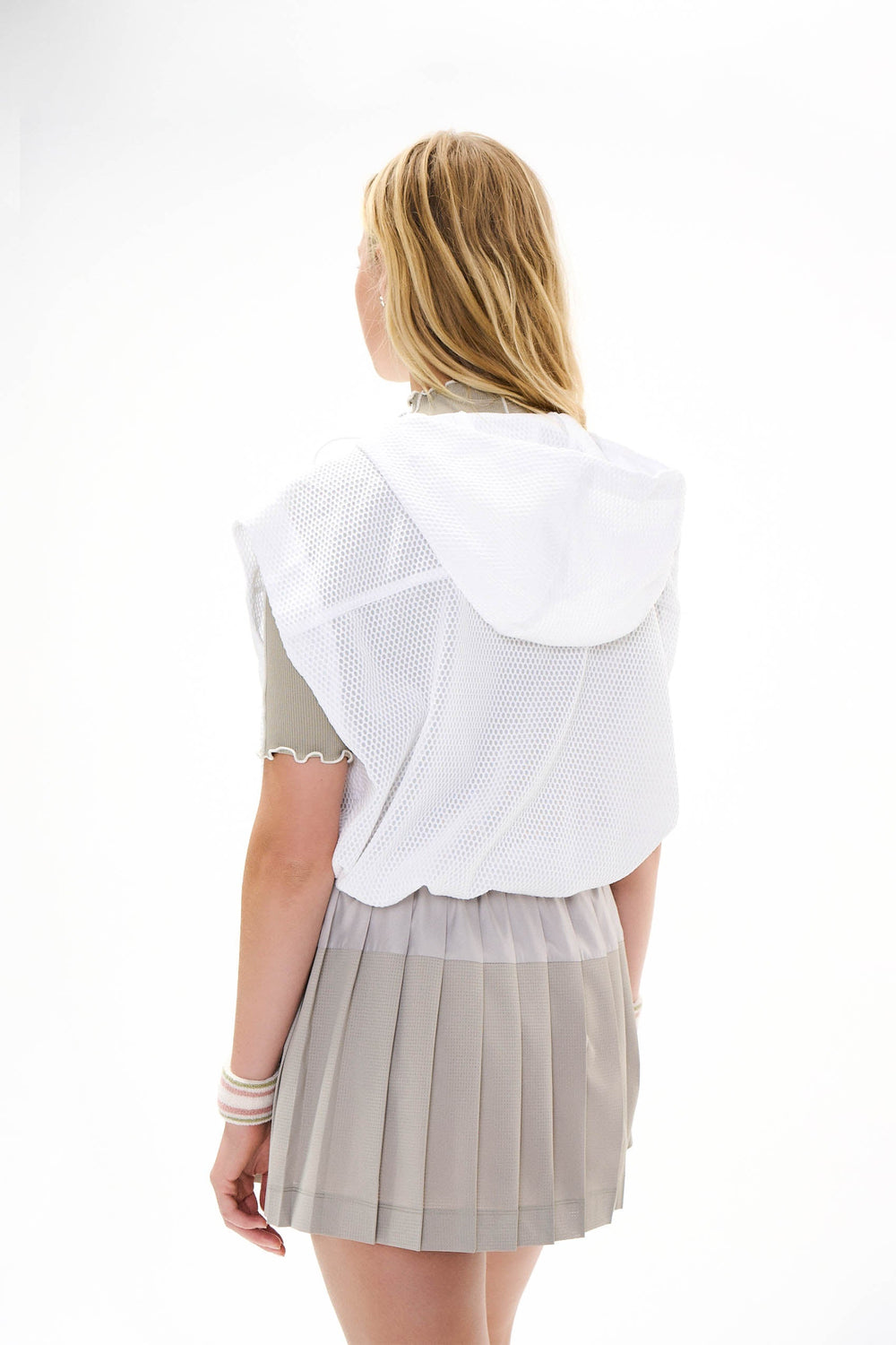 Leo Mesh Vest White