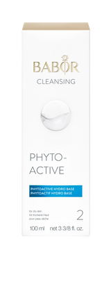 Phytoactive Hydro Base is part of a unique 2-step, deep action cleanser that combines the natural cleansing powers of water and oil to remove oil and water soluble products thoroughly, yet gently.  Phytoactive Hydro Base was designed to treat, refresh, and lend radiance to the skin while you cleanse. Phytoactive Hydro Base is the 2nd Step in our bi-phase cleansing system (1st step HY-ÖL sold separately).