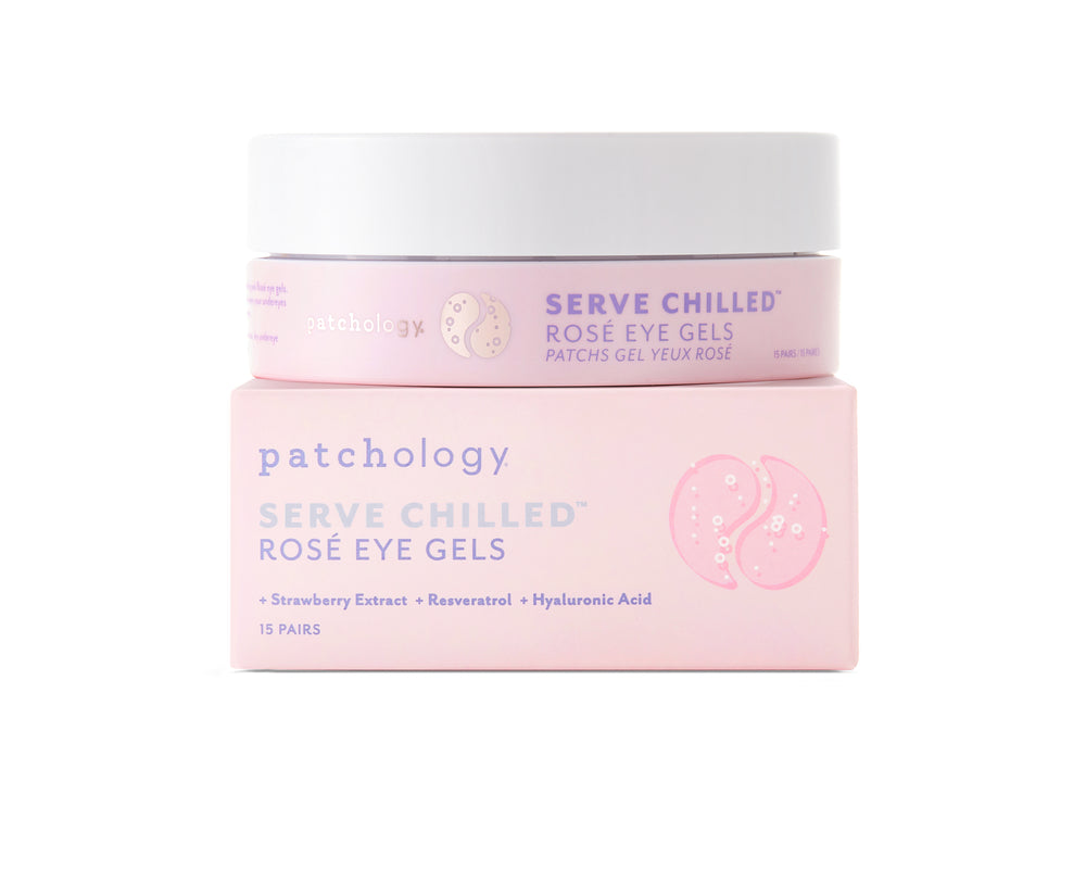 Patchology Rosé Eye Gels Serve Chilled | 15-Pack
