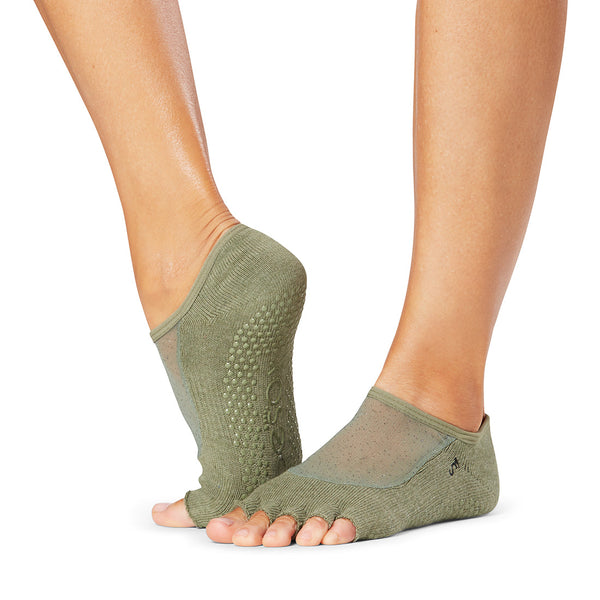 Toesox Half Toe Low Rise - Olive Ombré - Size S, Women's Fashion