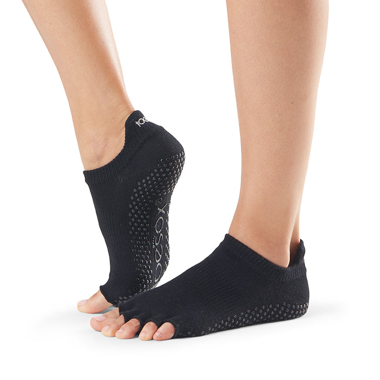 Half Toe Low Rise Grip Socks